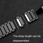 For Samsung Smart Watch One-bead Steel Butterfly Buckle Replacement Strap Watchband, 18mm, 20mm, 22mm