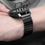 For Samsung Smart Watch One-bead Steel Butterfly Buckle Replacement Strap Watchband, 18mm, 20mm, 22mm