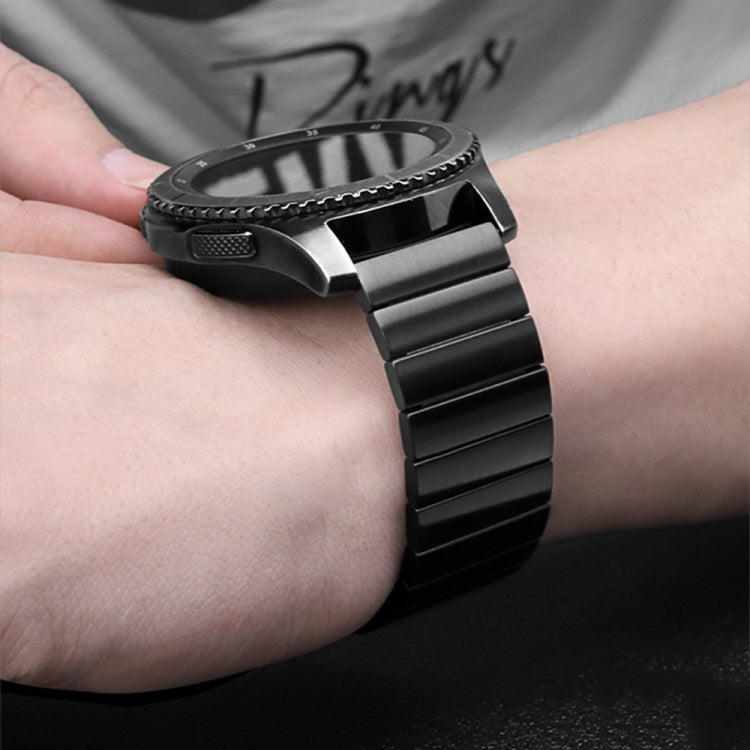 For Samsung Smart Watch One-bead Steel Butterfly Buckle Replacement Strap Watchband, 18mm, 20mm, 22mm