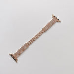 Rhombus Full Diamond Metal Replacement Wrist Strap Watchband + Case For Apple Watch Series, For Apple Watch Series 6 / 5 / 4 / Watch SE 40mm, For Apple Watch Series 6 / 5 / 4 / Watch SE 44mm, 3 & 2 & 1 42mm, 3 & 2 & 1 38mm