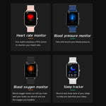 MX7 1.69 inch IPS Touch Screen IP68 Waterproof Smart Watch, Support Sleep Monitoring / Heart Rate Monitoring / Bluetooth Call / Body Temperature Monitoring