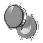 Frosted PC + Tempered Glass Film Integrated Protective Case, For Samsung Galaxy Watch4 40mm, For Samsung Galaxy Watch4 44mm