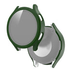 Frosted PC + Tempered Glass Film Integrated Protective Case, For Samsung Galaxy Watch4 40mm, For Samsung Galaxy Watch4 44mm