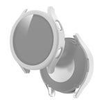 Frosted PC + Tempered Glass Film Integrated Protective Case, For Samsung Galaxy Watch4 40mm, For Samsung Galaxy Watch4 44mm