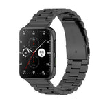 Stainless Steel Three-beads Replacement Strap Watchband, For OPPO Watch 2 42mm, For OPPO Watch 2 46mm