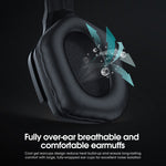 ONIKUMA B60 Bluetooth 5.0 Adjustable Strong Bass Gaming Wireless Bluetooth Headset with Microphone
