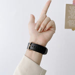 Classic Buckle Leather Replacement Strap Watchband For Apple Watch Series, 7 41mm / 6&SE&5&4 40mm / 3&2&1 38mm, 7 45mm / 6&SE&5&4 44mm / 3&2&1 42mm