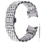 Seven-bead Stainless Steel Replacement Strap Watchband, For Samsung Galaxy Watch4 40mm/44mm