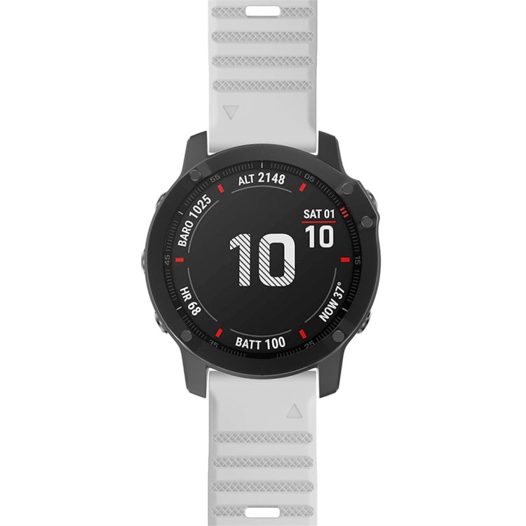 For Garmin Fenix 6X 26mm Silicone Smart Watch Replacement Strap Wristband