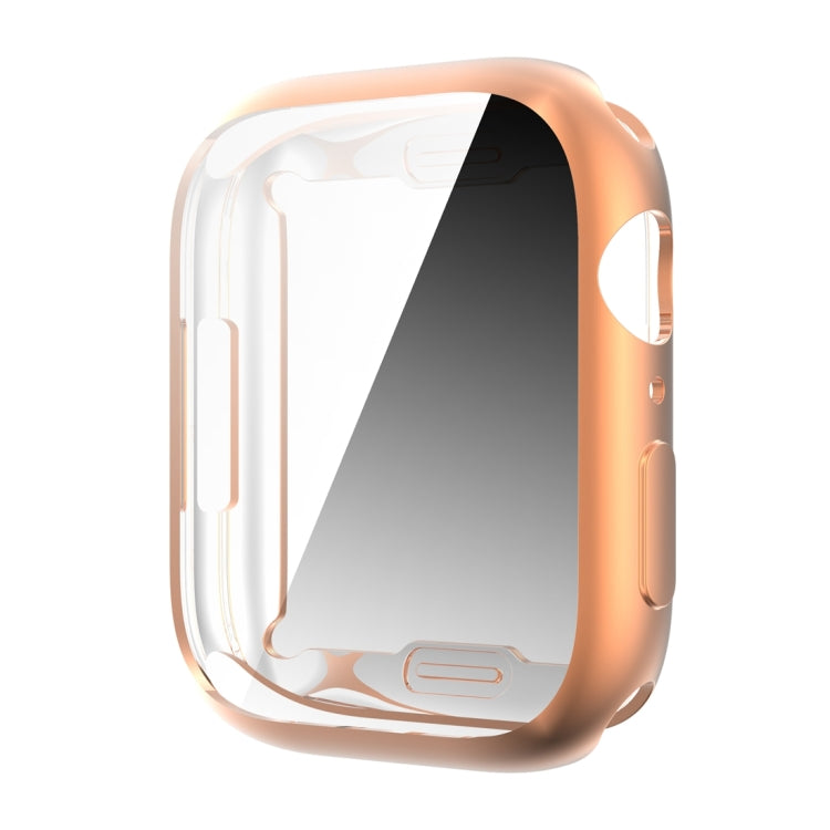 Shockproof TPU All-inclusive Electroplate Protective Case, For Apple Watch Series 9 / 8 / 7 41mm, For Apple Watch Series 9 / 8 / 7 45mm