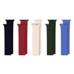 Integrated Silicone Replacement Strap Watchband For Apple Watch Series, 7 41mm / 6&SE&5&4 40mm / 3&2&1 38mm, 7 45mm / 6&SE&5&4 44mm / 3&2&1 42mm