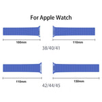 Integrated Silicone Replacement Strap Watchband For Apple Watch Series, 7 41mm / 6&SE&5&4 40mm / 3&2&1 38mm, 7 45mm / 6&SE&5&4 44mm / 3&2&1 42mm