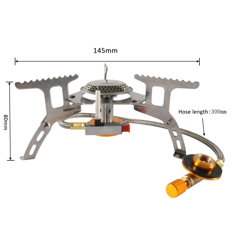 A6625-02 Portable Gas Stove Outdoor Split Burner with Lighter, A6625-02