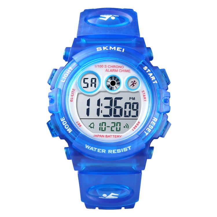 SKMEI 1451 LED Digital Stopwatch Chronograph Luminous Children Sports Electronic Watch, 1451(Transparent Sky Blue), 1451(Transparent Rose Red), 1451(White Shell Blue Circle), 1451(Yellow Shell Blue Circle), 1451(Black Shell Blue Circle)                ...