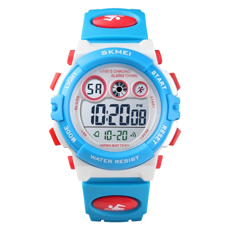 SKMEI 1451 LED Digital Stopwatch Chronograph Luminous Children Sports Electronic Watch, 1451(Transparent Sky Blue), 1451(Transparent Rose Red), 1451(White Shell Blue Circle), 1451(Yellow Shell Blue Circle), 1451(Black Shell Blue Circle)                ...