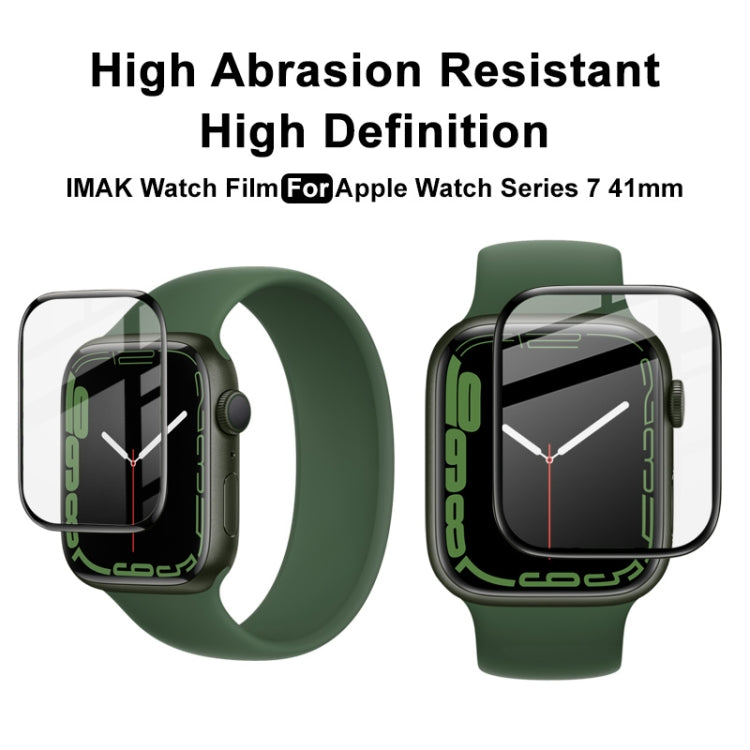 IMAK Plexiglass HD Watch Protective Film For Apple Watch Series 9 / 8 / 7 41mm, For Apple Watch 7 41mm, For Apple Watch 7 45mm