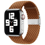 Nylon Braid One Buckle Replacement Watchband For Apple Watch Series, 7 41mm / 6&SE&5&4 40mm / 3&2&1 38mm