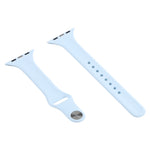 Slimming Silicone Replacement Watchband For Apple Watch Series, 7 41mm / 6&SE&5&4 40mm / 3&2&1 38mm