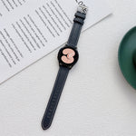 Sewing Leather Strap Watchband, For Samsung Galaxy Watch4 40mm / 44mm