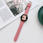 Sewing Leather Strap Watchband, For Samsung Galaxy Watch4 40mm / 44mm