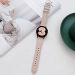 Sewing Leather Strap Watchband, For Samsung Galaxy Watch4 40mm / 44mm