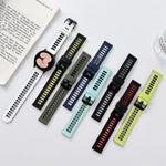 Two-color Silicone Strap Watchband, For Samsung Galaxy Watch4 40mm / 44mm
