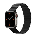 Silicone Magnetic Integrated Long Strap Watchband For Apple Watch Series, 7 41mm / 6&SE&5&4 40mm / 3&2&1 38mm, 7 45mm / 6&SE&5&4 44mm / 3&2&1 42mm