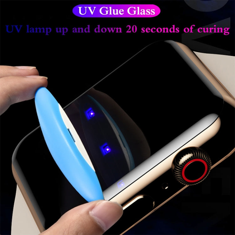 UV Liquid Curved Full Glue Full Screen Tempered Glass Film For Apple Watch Series 9 / 8 / 7 41mm, For Apple Watch Series 8 / 7 41mm, For Apple Watch Series 8 / 7 45mm