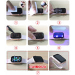 UV Liquid Curved Full Glue Full Screen Tempered Glass Film For Apple Watch Series 9 / 8 / 7 41mm, For Apple Watch Series 8 / 7 41mm, For Apple Watch Series 8 / 7 45mm