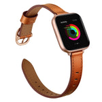 14mm Leather Strap Watchband For Apple Watch Series, 7 41mm / 6&SE&5&4 40mm / 3&2&1 38mm, 7 45mm / 6&SE&5&4 44mm / 3&2&1 42mm
