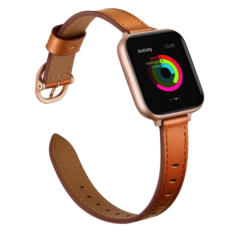14mm Leather Strap Watchband For Apple Watch Series, 7 41mm / 6&SE&5&4 40mm / 3&2&1 38mm, 7 45mm / 6&SE&5&4 44mm / 3&2&1 42mm