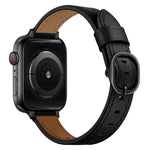 14mm Leather Strap Watchband For Apple Watch Series, 7 41mm / 6&SE&5&4 40mm / 3&2&1 38mm, 7 45mm / 6&SE&5&4 44mm / 3&2&1 42mm