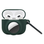 2 in 1 Shockproof Full Coverage Silicone Protective Case For AirPods 3 / AirTag 2nd Gen / AirTag 1st Gen, For AirPods 3 / AirTag