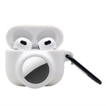 2 in 1 Shockproof Full Coverage Silicone Protective Case For AirPods 3 / AirTag 2nd Gen / AirTag 1st Gen, For AirPods 3 / AirTag