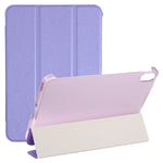 Silk Texture Three-fold Horizontal Flip Leather Tablet Case with Holder, For iPad mini 2024 / mini 6