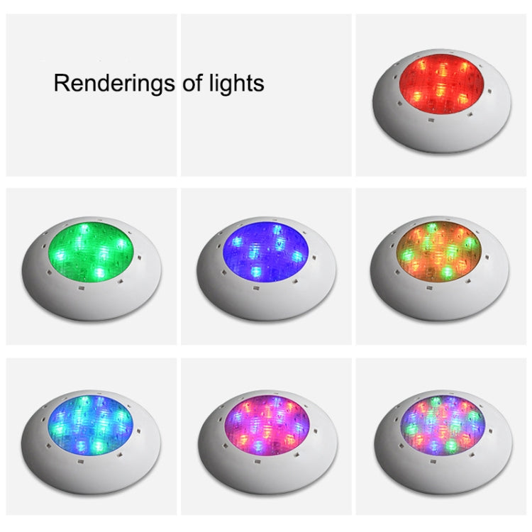 ABS Plastic Swimming Pool  Wall Lamp Underwater Light, 6W, 9W, 12W, 18W, 24W, 12x3W, 18x3W