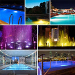 ABS Plastic Swimming Pool  Wall Lamp Underwater Light, 6W, 9W, 12W, 18W, 24W, 12x3W, 18x3W