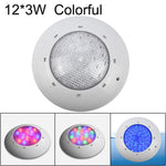 ABS Plastic Swimming Pool  Wall Lamp Underwater Light, 6W, 9W, 12W, 18W, 24W, 12x3W, 18x3W