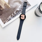 Double-sided Leather Strap Watchband, For Samsung Galaxy Watch4 40mm / 44mm