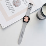 Double-sided Leather Strap Watchband, For Samsung Galaxy Watch4 40mm / 44mm