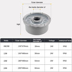 Landscape Ring LED Aluminum Alloy Underwater Fountain Light, 6W, 9W, 12W, 18W, 24W
