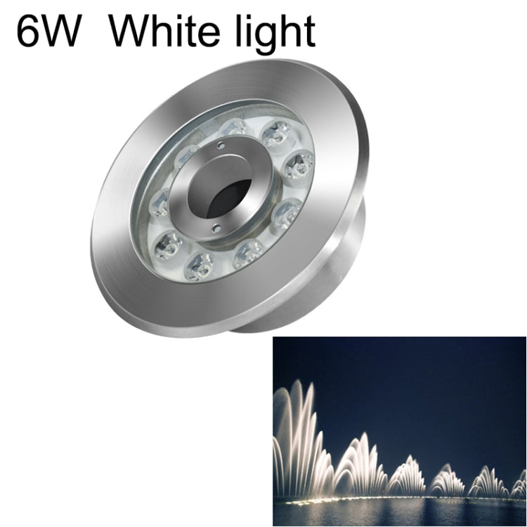 Landscape Ring LED Stainless Steel Underwater Fountain Light, 6W, 9W, 18W, 24W