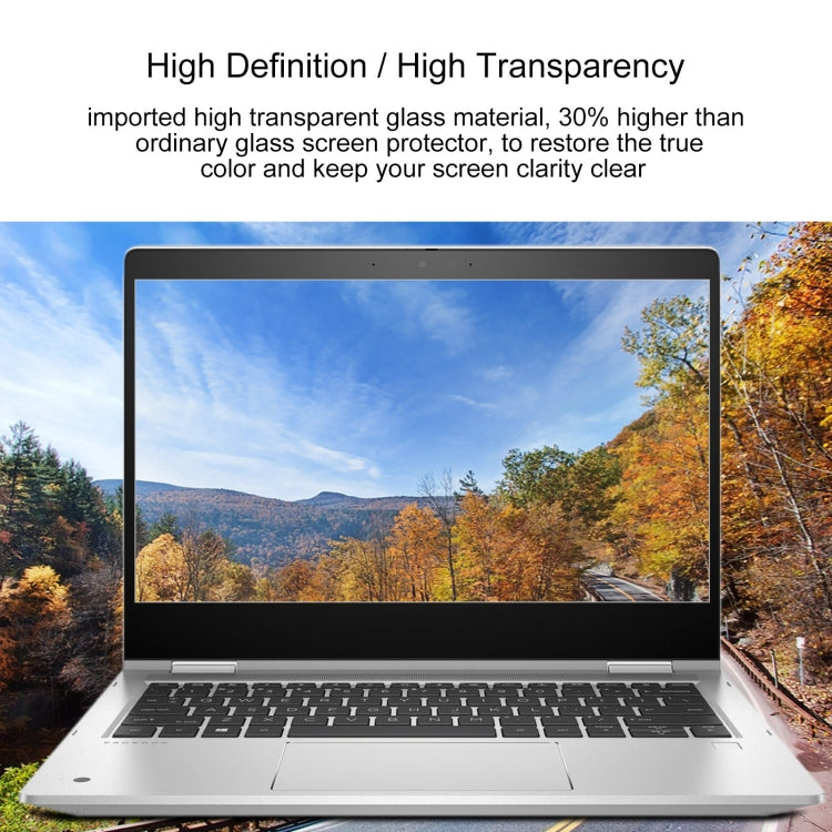 فيلم حماية شاشة لابتوب من الزجاج المقسى عالي الدقة، HP Elite Dragonfly مقاس 13.3 بوصة، HP ENVY 13 مقاس 13.3 بوصة، HP ENVY 13 Wood مقاس 13.3 بوصة، HP ENVY X360 13 مقاس 13.3 بوصة، HP ProBook x360 435 G7 مقاس 13.3 بوصة، HP ProBook430 G7 مقاس 13.3 بوصة