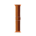 Adjustable Striped Woven Nylon Strap Watchband For Apple Watch Series, 7 41mm / 6&SE&5&4 40mm / 3&2&1 38mm, 7 45mm / 6&SE&5&4 44mm / 3&2&1 42mm