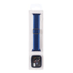 Adjustable Striped Woven Nylon Watchband + Watch Case Set For Apple Watch Series, 7 41mm/6&SE&5&4 40mm/3&2&1 38mm, 7 45mm/6&SE&5&4 44mm/3&2&1 42mm