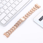 Three-bead Small Waist Steel Strap Watchband, For Samsung Galaxy Watch4 40mm / 44mm