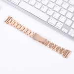 Three-bead Small Waist Steel Strap Watchband, For Samsung Galaxy Watch4 40mm / 44mm