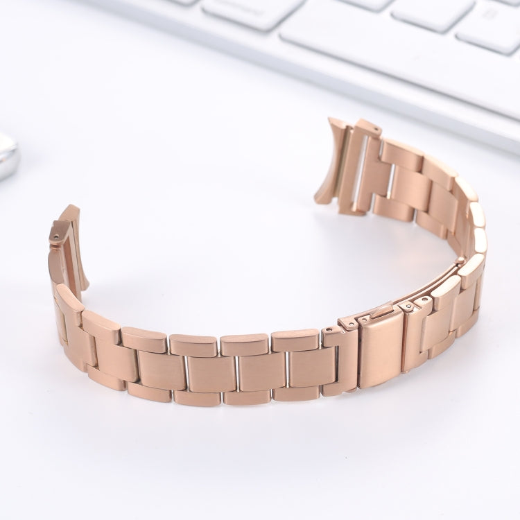 Three-bead Small Waist Steel Strap Watchband, For Samsung Galaxy Watch4 40mm / 44mm