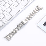 Three-bead Small Waist Steel Strap Watchband, For Samsung Galaxy Watch4 40mm / 44mm