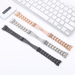 Three-bead Small Waist Steel Strap Watchband, For Samsung Galaxy Watch4 40mm / 44mm